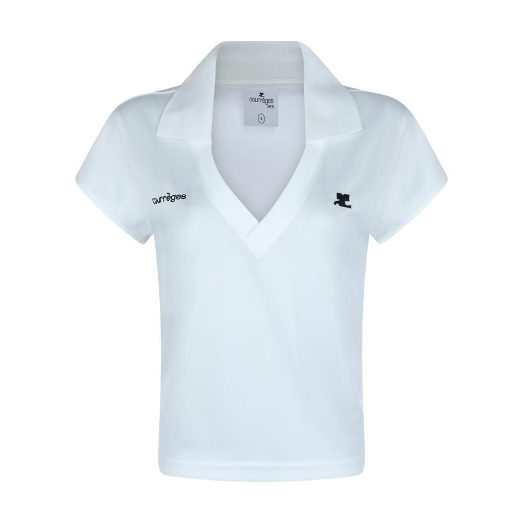 꾸레쥬 [S27]쿠레주 126JPO057JS0195B166 여성 폴로티셔츠 피케셔츠 반팔티 로고 티셔츠 셔츠