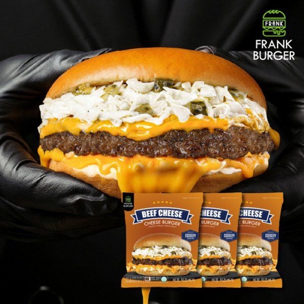 프랭크버거 비프치즈버거 3팩