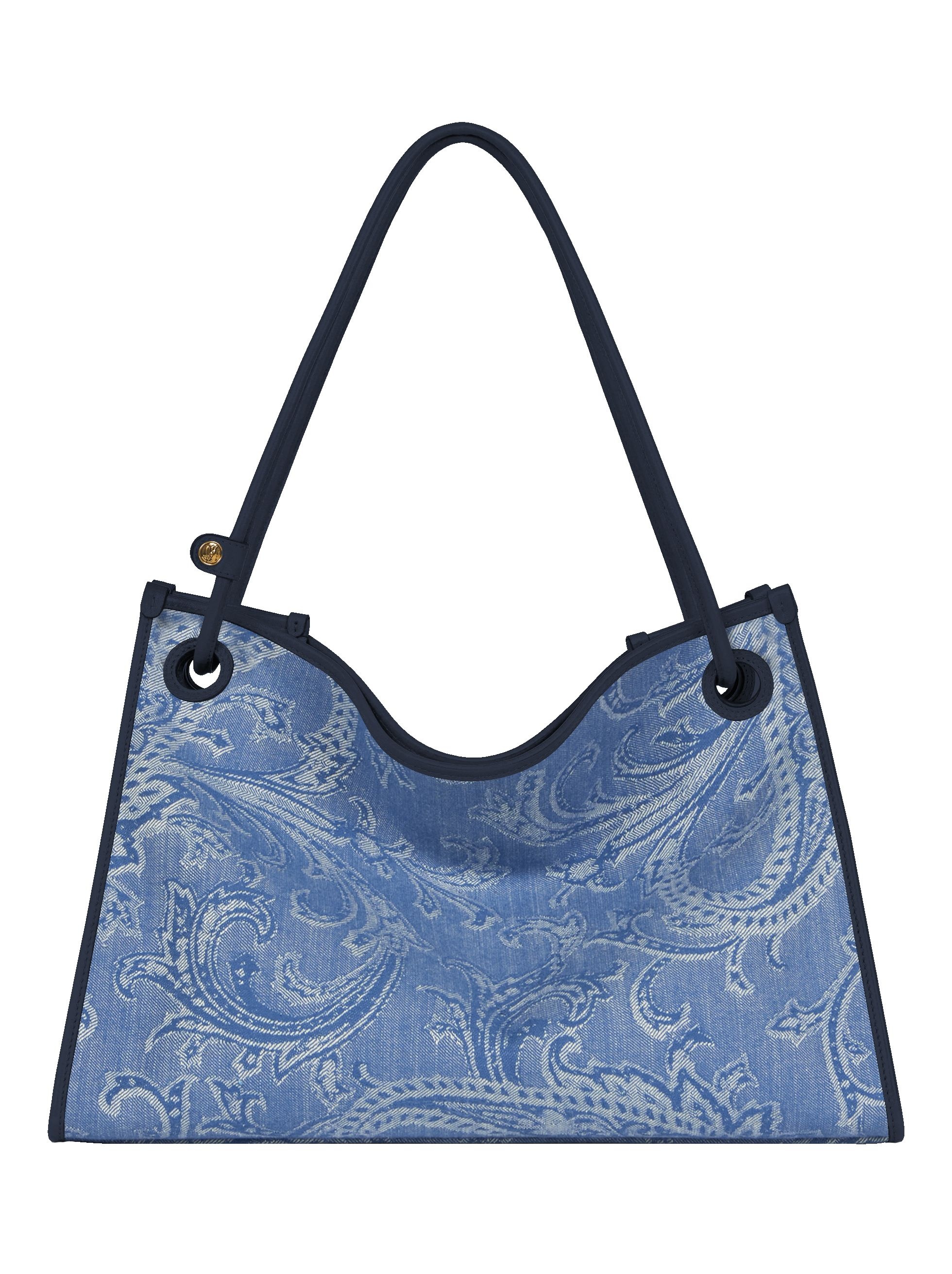 [롯데백화점] 에트로 [공식 에트로] 미디엄 아이즈 자카드 데님 토트 백 WP1D0062AQ364B0025 LE1220788066