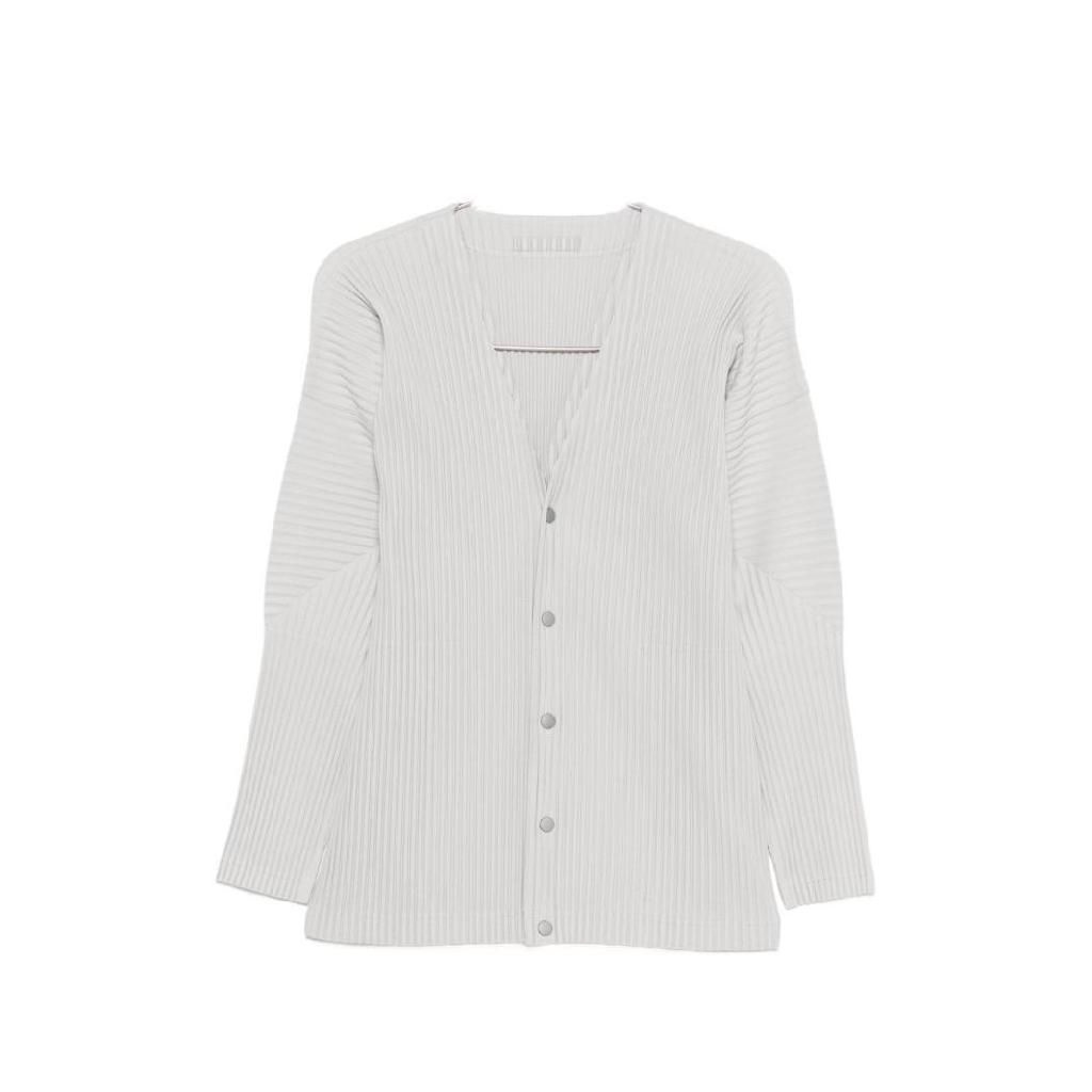 옴므 이세이 미야케 플리트 VNECKED 가디건 HP66JL54111 B0711929956