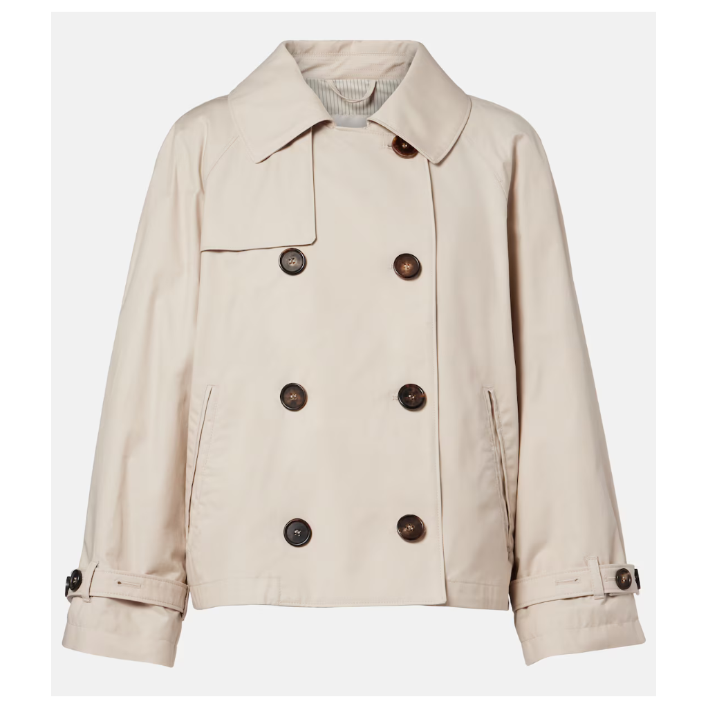 막스마라 The Cube Tesoro 코튼 블렌드 트윌 재킷 TP569692579