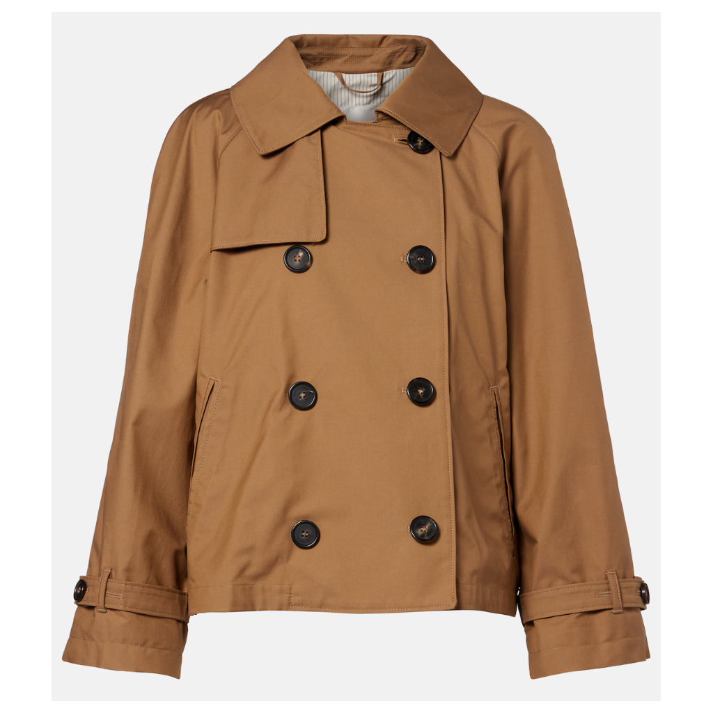 막스마라 The Cube Tesoro 코튼 블렌드 트윌 재킷 TP569692699