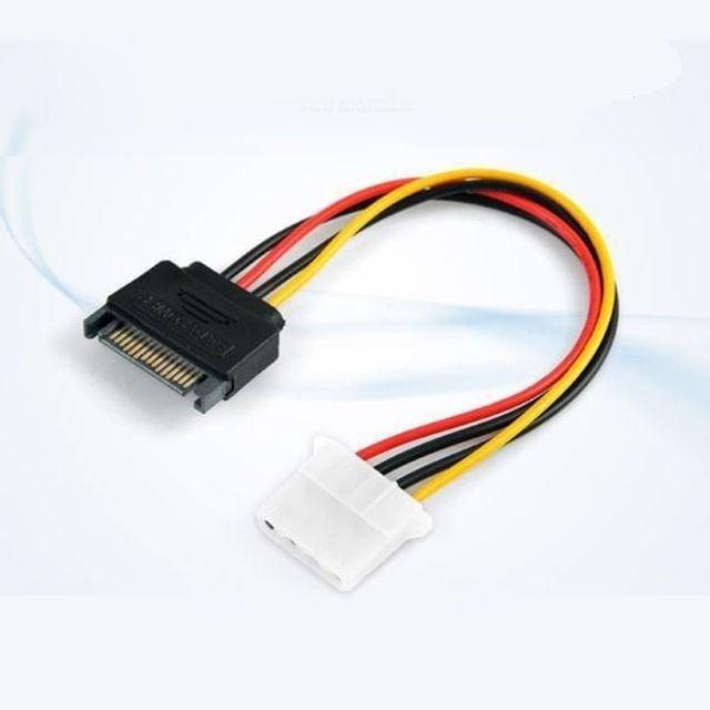 Coms Coms SATA 전원 케이블 PCB to IDE 20cm 변환젠더