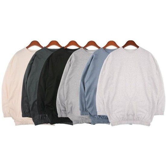 [아우트_62]바르디 남녀공용 밴딩 맨투맨티셔츠 OD-220362