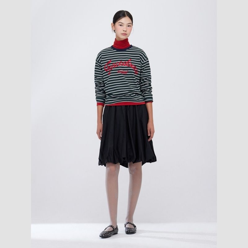 [롯데백화점] CC콜렉트 레터링 스트라이프 티셔츠 C254PSM702 LE1220979330