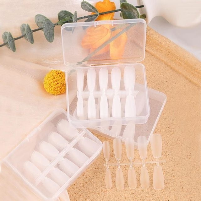 네일아트 네일연장 말랑팁 실사용구성 100팁세트 18종