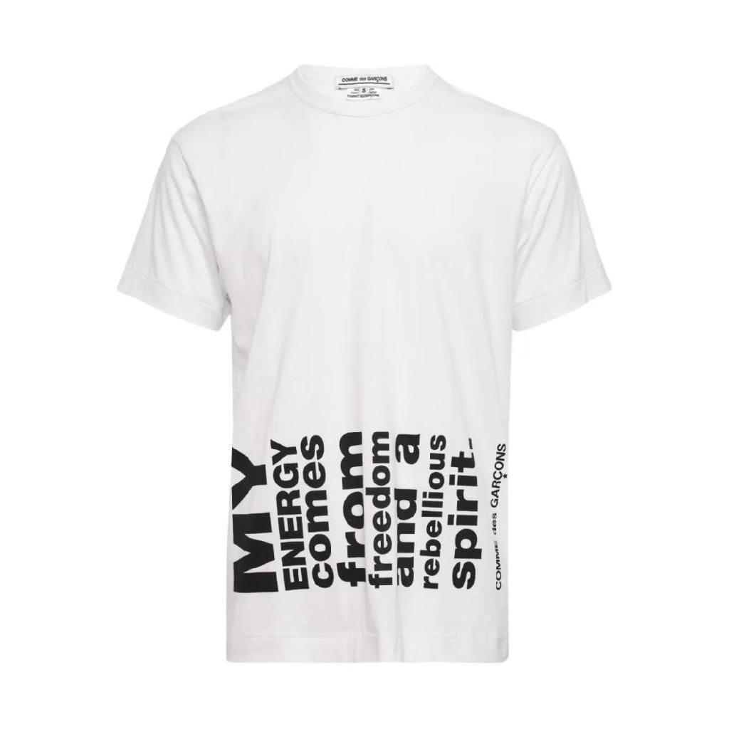 꼼데가르송 프린트 패턴 티셔츠 OZT3140512 TP444681344