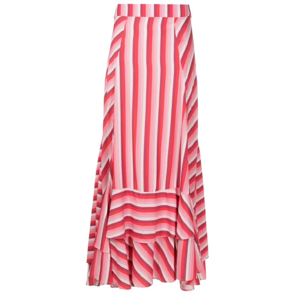 아미르 슬라마 아미르 슬라마 스트라이프 프린트 맥시 스커트 10781 TP424677096