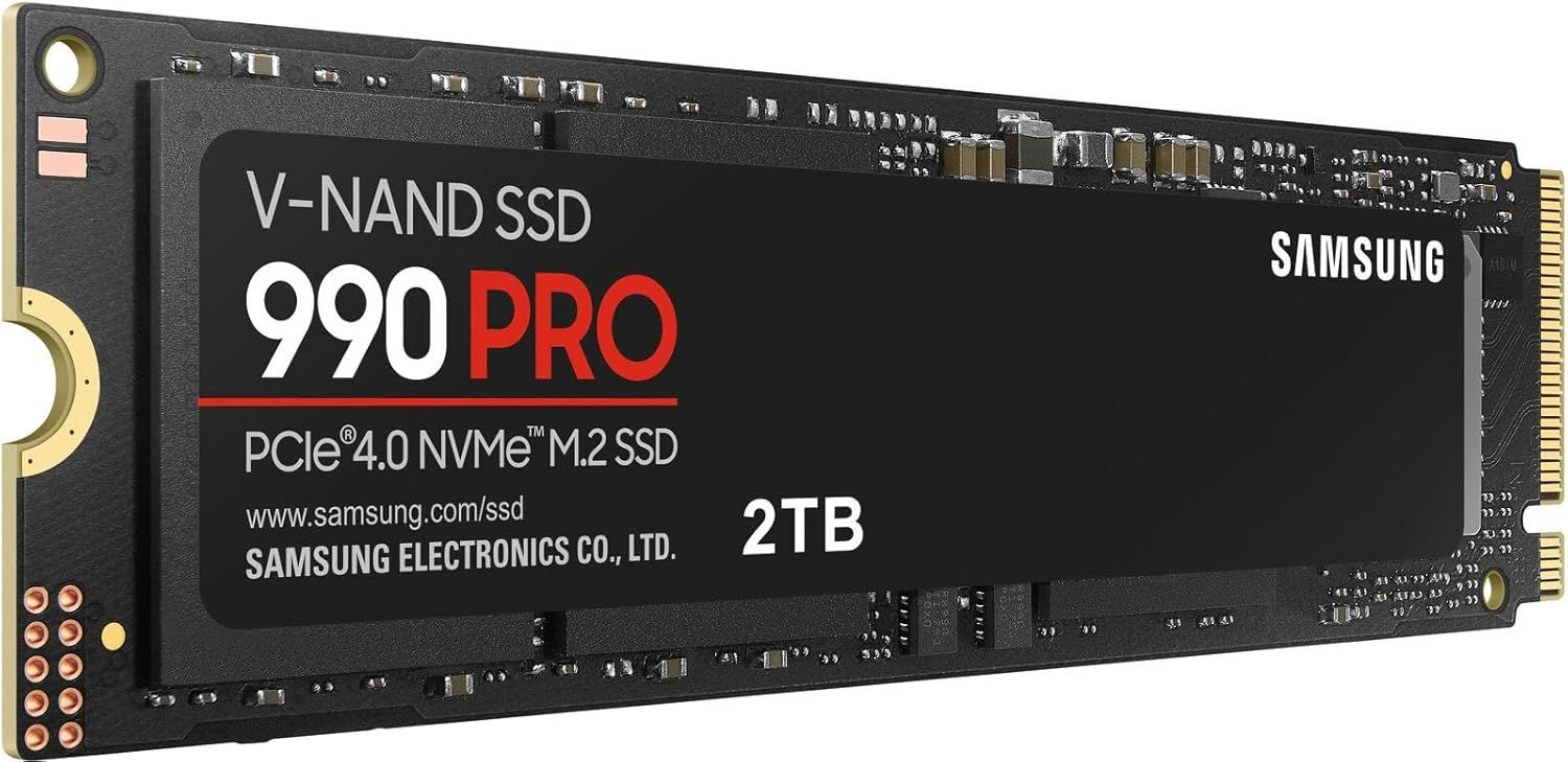 상품상세참조 [해외] [관부가세포함] 삼성 990 PRO SSD 2TB NVMe M.2 PCIe Gen4 M.2 2280 내장형 SSD / 최대 읽기 속도 7,450MB/s MZ-V9P2T0B/AM