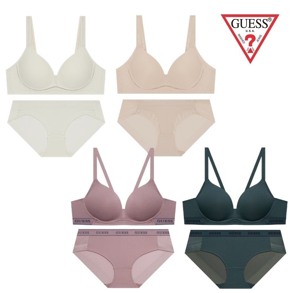 게스 언더웨어 풀컵 노와이어 브라팬티세트 4종 택1 GEWBR211GCWBR921 GEWBR211GCWBR921-EJS