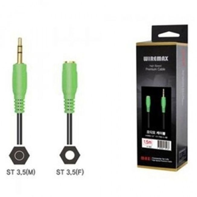 오디오연장케이블 M-F.1.5m-A-202 프린터 젠더 모니터 USB 케이블