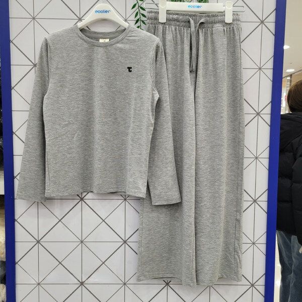 에꼴리에 [모다아울렛][에꼴리에]코튼 모달 이지웨어 세트 24OP751_GN 구리남양주점