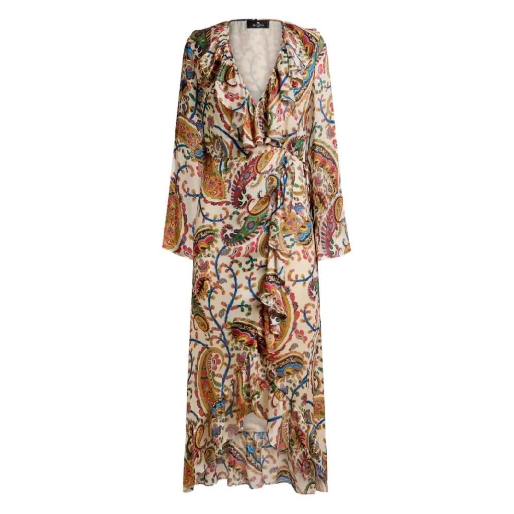 에트로 포 당주 페이즐리 프린트 러플 맥시 드레스 WRHA055799SA1N2X0801 TP449881637