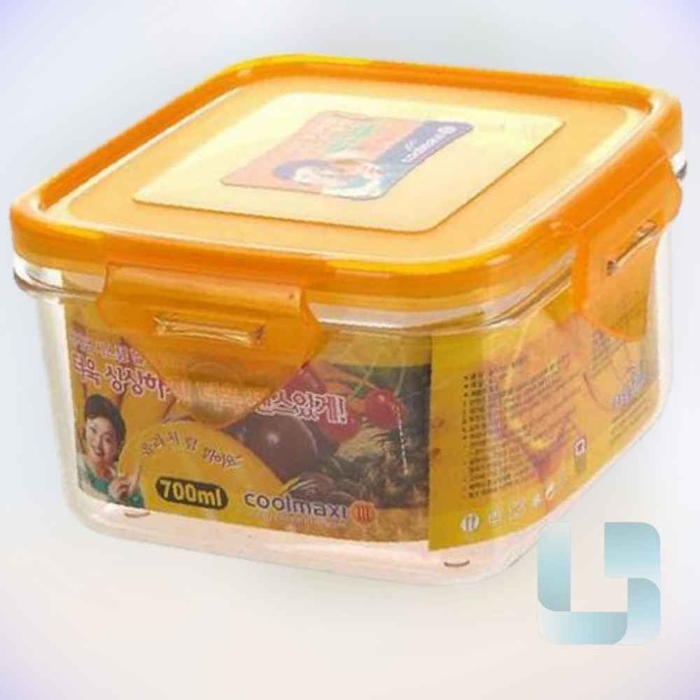 AM협력사 더아이 정사각 밀폐통 700ML 야채보관용기 플라스틱밀폐용기 김밥용기
