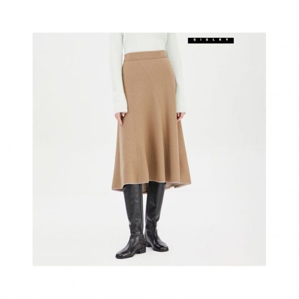 시슬리 베로나 사선 절개 스커트 SASK41361_ED