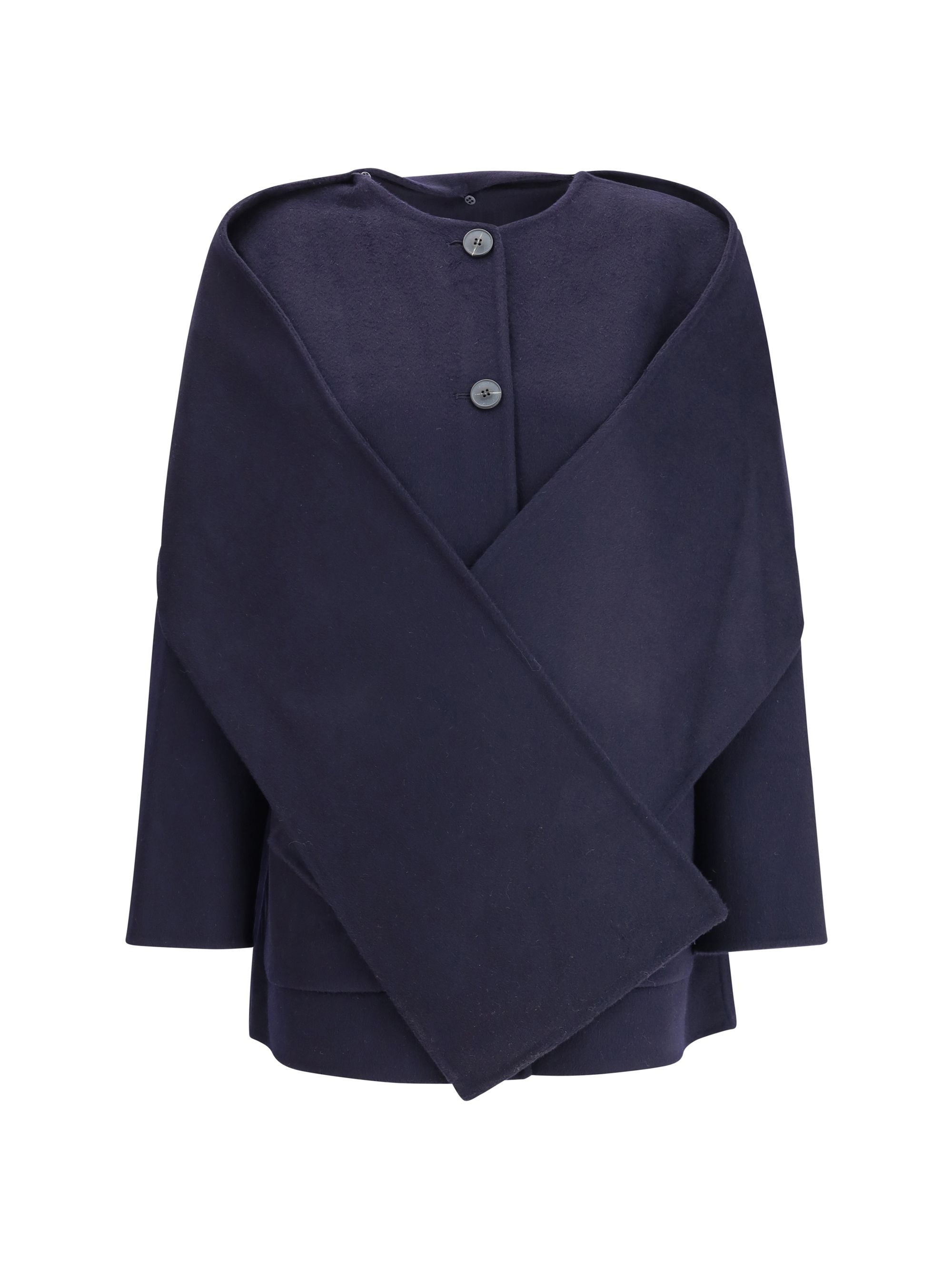 해외 AW25 다이나미스 스튜디오 여성 울 스카프 코트 ANTWERP_NBL320