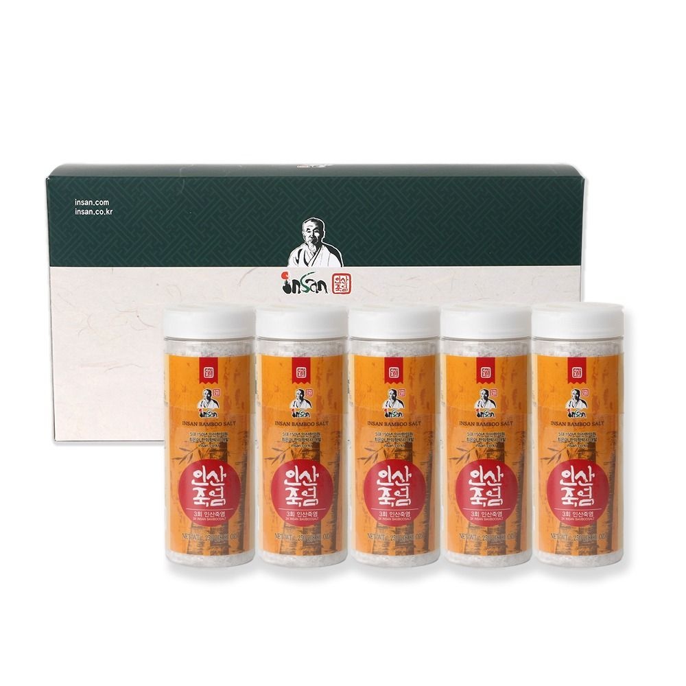 인산죽염 3회 죽염 과립 선물세트(250g X 5개)