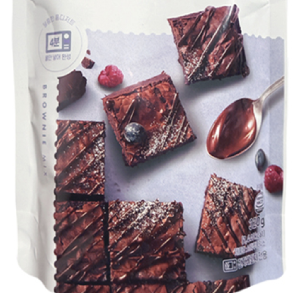 브라우니 믹스 백설 초코 케이크 달콤 디저트 320g