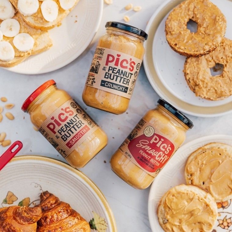 PICOT PRODUCTIONS LIMITED 고단백질 100% 무첨가 무가당 땅콩 피넛 버터 잼 크림 뉴질랜드 대용량 쨈 크런치 무설탕 무보존제 5종