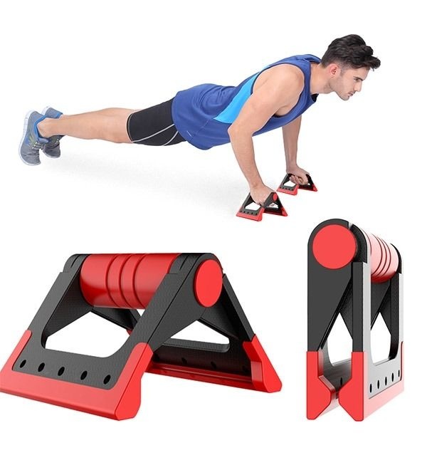 위즈맥스 [패션플러스][위즈맥스]맥스 폴드타입 접이식 푸쉬업바 (전용천케이스/간편휴대)