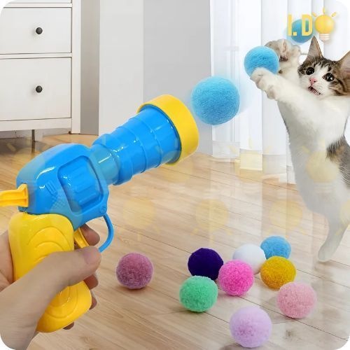 스카이로그 폼폼볼총 고양이집사템 냥냥펀치 고양이놀이