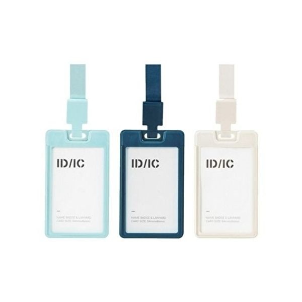 사무 델리 ID카드 목걸이 홀더 세트 랜덤