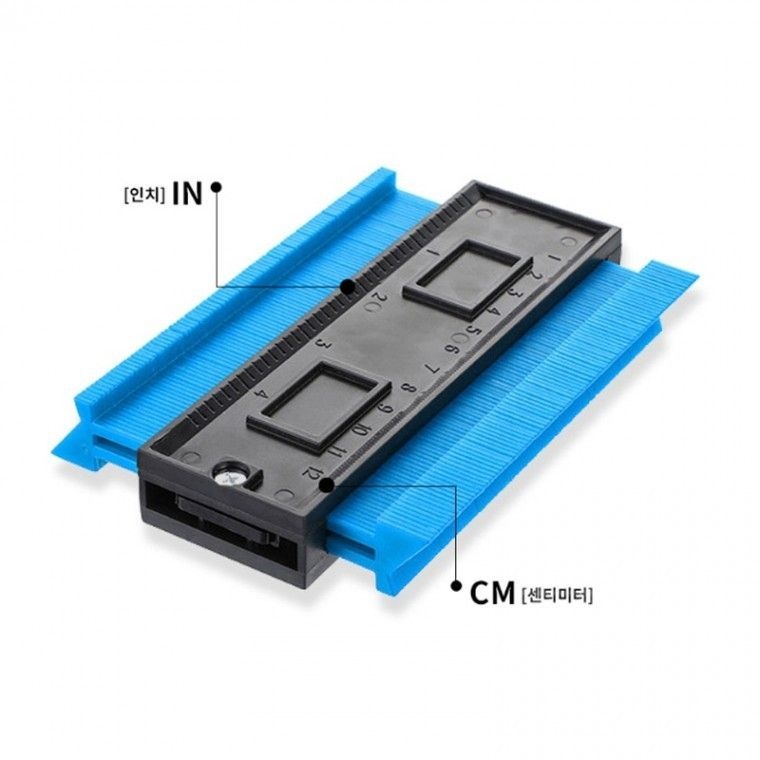 형상측정기 윤곽 게이지 만능자 타일 바닥재 공구 프로필 콘 투어게이지 컨 프로파일 형상