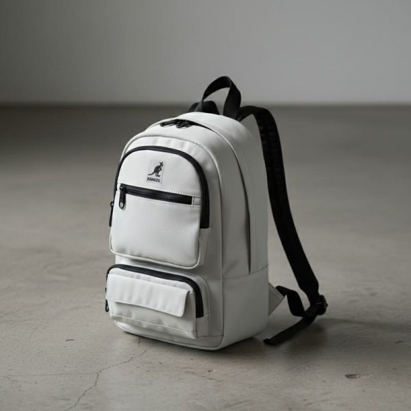 캉골 KANGOL 듀스 5 1358 슬링백 힙색 남녀공용 라이트그레이