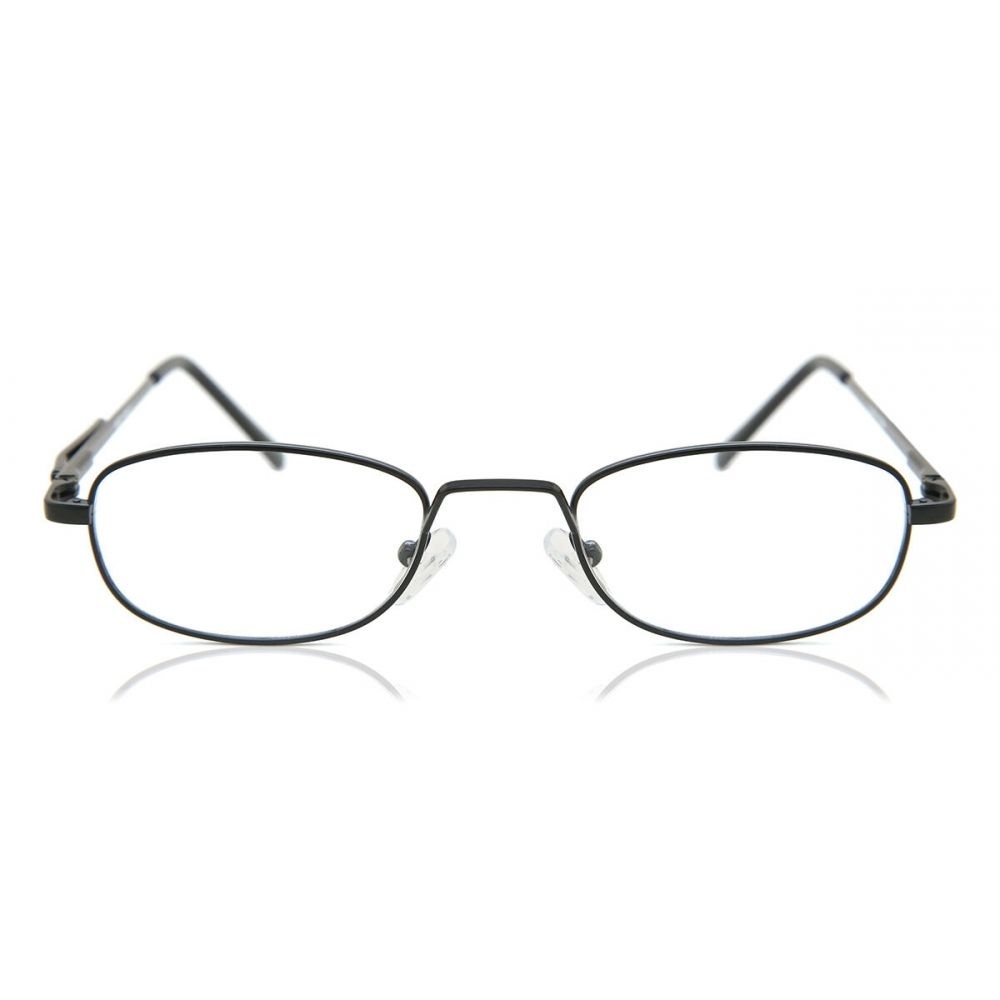 SmartBuy Collection [해외] 풀 림 오벌 블랙 스마트바이 컬렉션 트렉스마르 784B 패션 남성용 안경 (무료배송 100%정품보장)