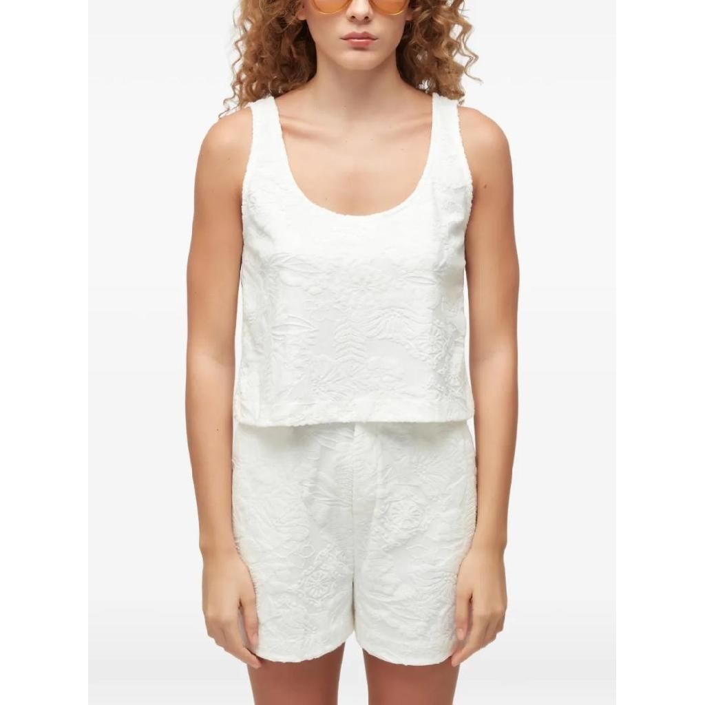 오스클랜 플로럴 자카드 탑 75313 TP447860925