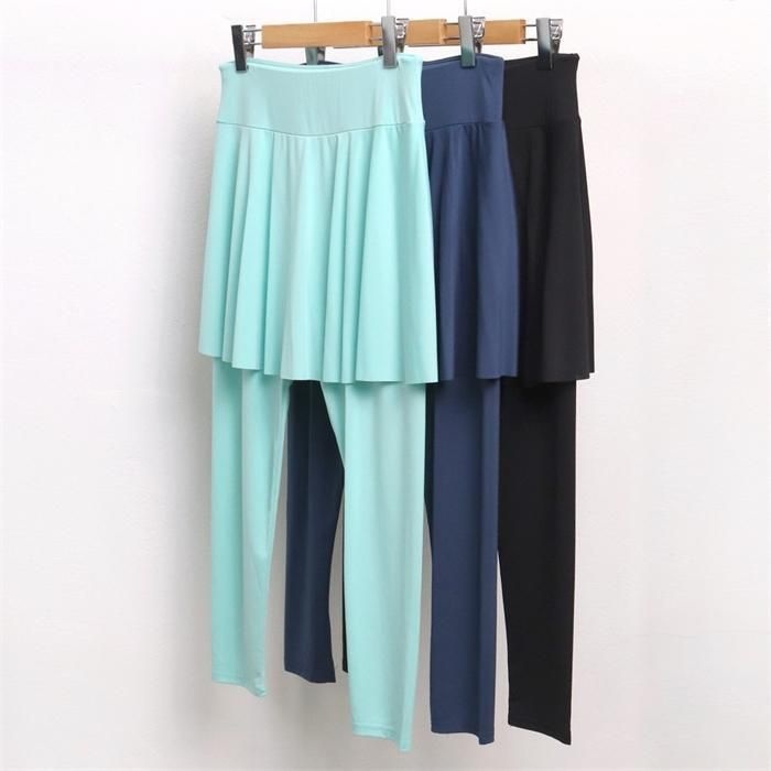 강물처럼 [패션플러스][강물처럼]빅사이즈사랑해요 6290L105 래쉬 훌 치마 레깅스 MN (6981828)