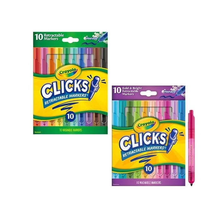 크레욜라 클릭스 워셔블 마커 20색(일반+파스텔) Scribblescrubblie전용마커(VN) 잡화마켓2508