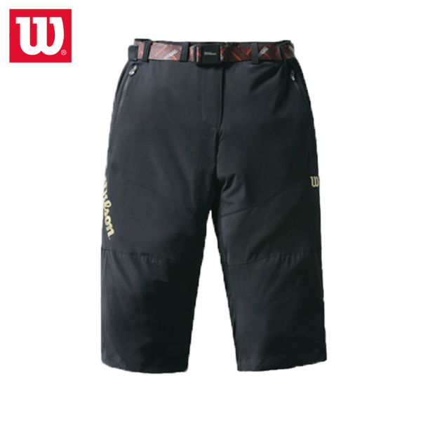 [패션플러스][윌슨]윌슨 여성 7부 등산바지 113 블랙 벨트포함 스판 여름