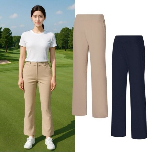 비티알 [BTR] 비티알 여성 골프 아이스본 냉감 레귤러핏 9부 바지 BSC992SP7W