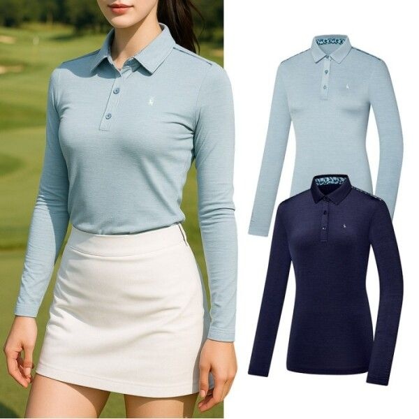 비티알 [BTR] 비티알 여성 시원 냉감소재 골프 긴팔 카라 티셔츠 BSC413TT7W