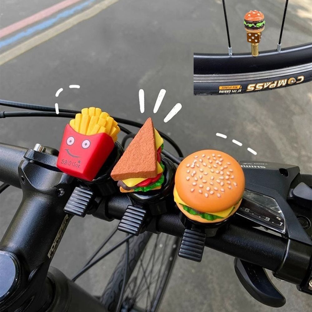 조영 자전거 벨 장식 에어콕 2종세트 귀여운 따릉이 딸랑이