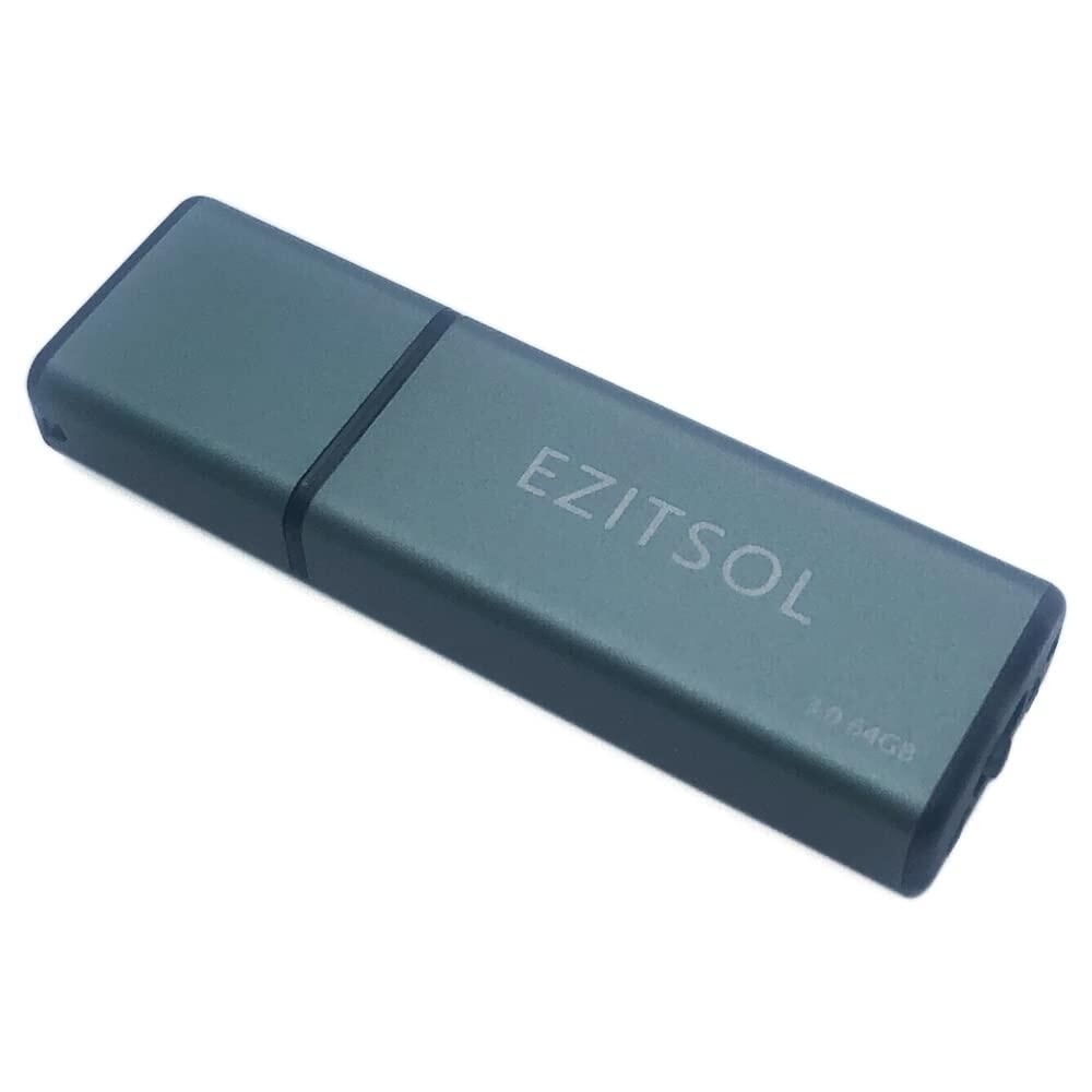 EZITSOL [해외] EZITSOL 64GB 쓰기 보호 USB 플래시 드라이브, 물리적 스위치 포함, 쓰기 차단 보호, 64GB exFat USB3.0 고속 최대 150MB/S, MLC