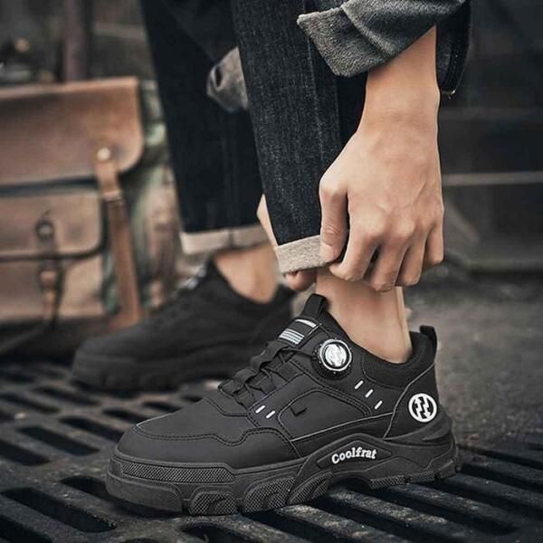 [셀러허브제화] [라일리] Rly 남성 키높이 스니커즈 원터치 다이얼 끈조절 운동