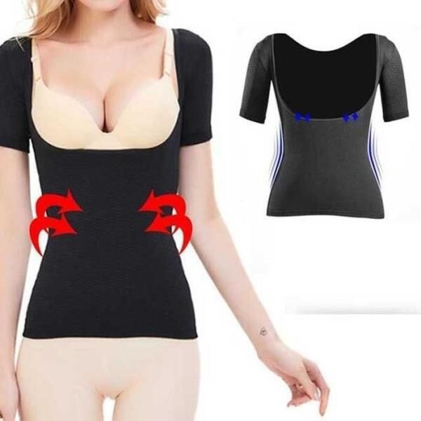 [셀러허브 언더웨어] 몸매 보정 가성비압박티 뱃살 등살 슬림 쉐이퍼 이너웨어