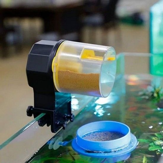 휴가용 물고기 자동 급식기 스마트 수족관 자동 급식기 타이머 어항 휴가용 물고기 자동