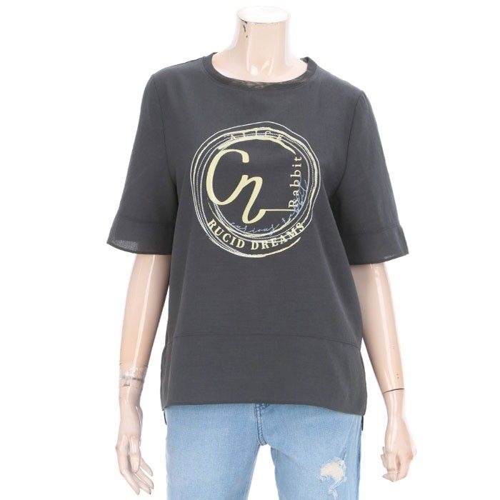 [롯데백화점] 캐리스노트 라운드 로고블라우스 CN3MBL010 LE1214491610