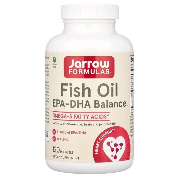 [해외] Jarrow Formulas 피쉬 오일 EPA-DHA 밸런스® 미용 건강기능식품 120 소프트젤 118675
