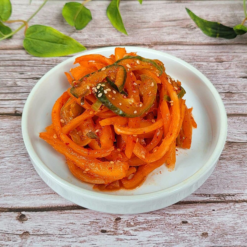 농민식품 [하늘농가]바로먹는 렌지쿡 도라지 오이무침 100g x 5팩