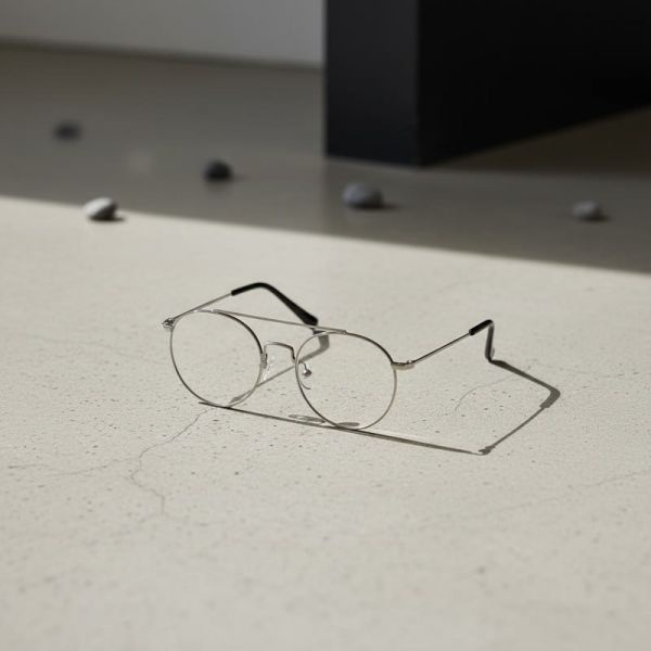 스페트로 에라토 투브릿지 원형 안경테 실버 은테 ERATO SI