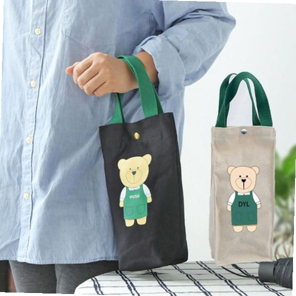 중국/라이프핵 미니에코백 텀블러 물병 스마트폰 보관 텀블러백 대형