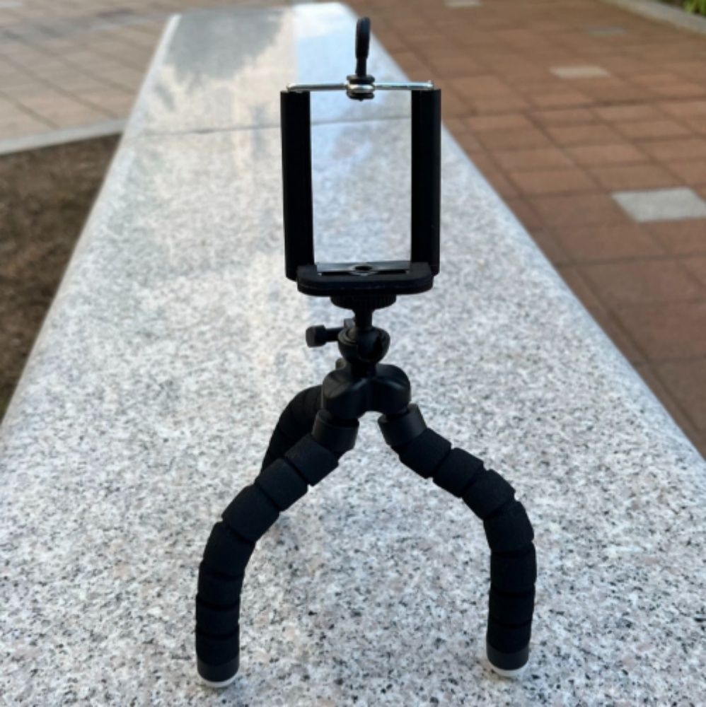폰삼각대 휴대폰 셀카 촬영 혼자 여행 브이로그 거치대