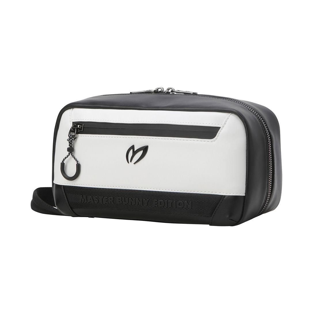 마스터바니 에디션 [AK수원점] [마스터바니] 남성 메탈 심볼 투톤 스퀘어 파우치백 411F1BG103WH