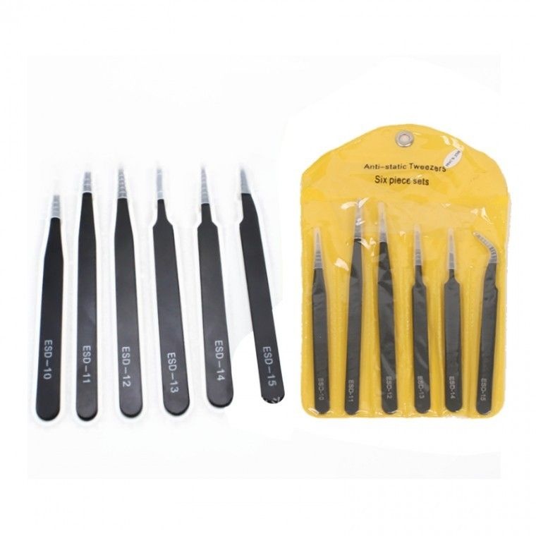 다데 전자 부품 프라모델 정밀 핀셋 6종 세트 DD-10784