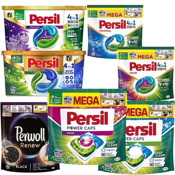 퍼실 헨켈 퍼월 퍼울 디스크 기능성 세탁 대용량 캡슐 세제 모음 고농축 빨래 세탁세제