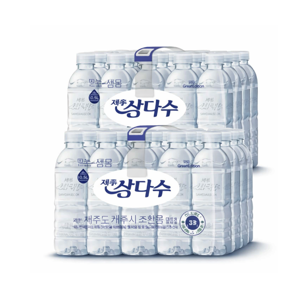 삼다수 제주삼다수 500ml 40병 /생수전문배송 (무라벨/유라벨 랜덤발송)